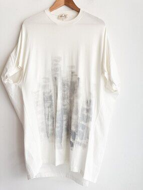 Art Capsule by Stefania Carrera Longline T Shirt Top 46/M